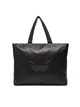 adidas adidas Geantă Polyurethane Shopper Outline Trefoil JC6000 Negru