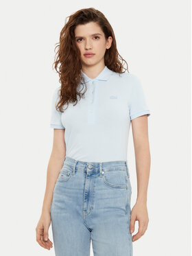 Lacoste Lacoste Polo marškinėliai PF5462 Žydra Slim Fit