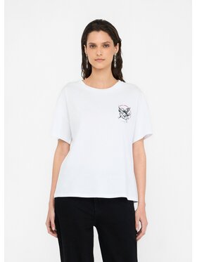 Liu Jo Liu Jo T-Shirt MF5416JS923S9747 Biały Regular Fit