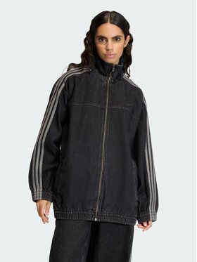 adidas adidas Bluza FIREBIRD ADILENIUM DENIM Czarny Regular Fit