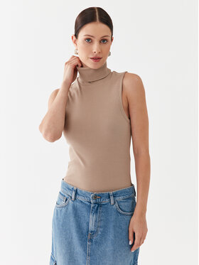 Vero Moda Vero Moda Rolák Vita 10271194 Béžová Slim Fit