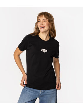 Lee Cooper Lee Cooper T-Shirt DIAMOND MINI 1160 Czarny Regular Fit