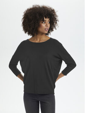 Saint Tropez Saint Tropez Džemper 30500003 Crna Casual Fit