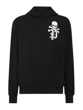 PHILIPP PLEIN PHILIPP PLEIN Mikina 491 Čierna Regular Fit