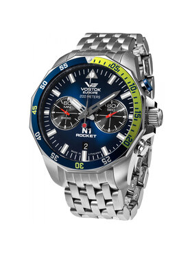 Vostok Europe Vostok Europe Zegarek 6S21-225A708B Srebrny