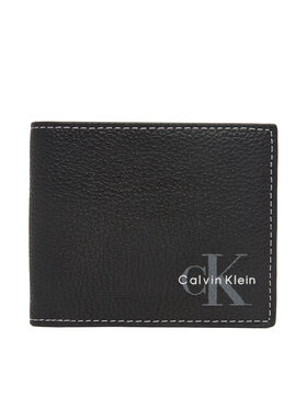 Calvin Klein Calvin Klein Portfel Bold Pebble Billfold W/ Coin LV04D1270G Czarny