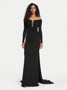 Elisabetta Franchi Elisabetta Franchi Večerní šaty AB-R26-67E2 Černá Fitted Fit