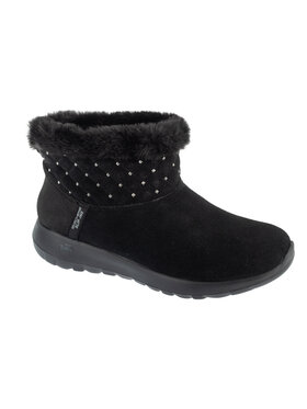 Skechers Skechers Śniegowce Slip-Ins: On-The-Go Joy - Cozy Shimmer Czarny