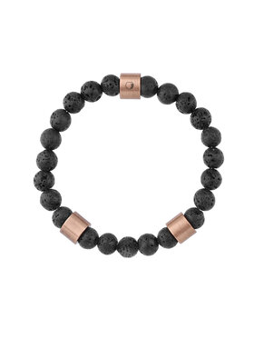 Manoki manoki Bransoletka BA1014R Czarny