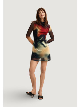 Desigual Desigual Φόρεμα καθημερινό VEST_ESTOCOLMO Μαύρο To Fit