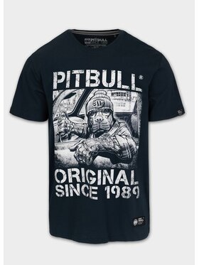PITBULL PITBULL T-Shirt Koszulka męska DRIVE XXL Granatowy Regular Fit