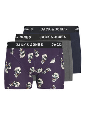 Jack&Jones Jack&Jones Komplet 3 par bokserek 12237443 Kolorowy