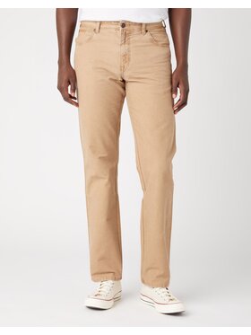 Wrangler Wrangler Spodnie materiałowe TEXAS Beżowy Straight Fit