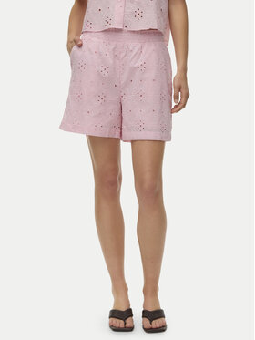 Vero Moda Vero Moda Kratke hlače iz tkanine Eliza 10346709 Roza Regular Fit