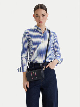 Tommy Hilfiger Tommy Hilfiger Torebka Th Daily Camera Bag Corp AW0AW18640 Granatowy