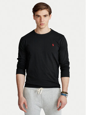 Polo Ralph Lauren Polo Ralph Lauren S dlouhým rukávem Classics 710671468001 Černá Custom Slim Fit