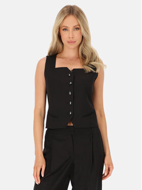 L’AF L’AF Kamizelka Prima Czarny Regular Fit