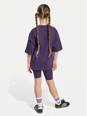 adidas adidas Komplekti kuuluvad t-särk ja šortsid Cycling JY4873 Lilla Regular Fit