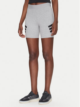 adidas adidas Cyklistické šortky Future Icons 3-Stripes JE0165 Šedá Slim Fit
