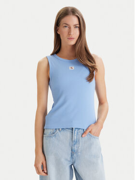 Calvin Klein Jeans Calvin Klein Jeans Top LV047C201G Albastru celest Slim Fit