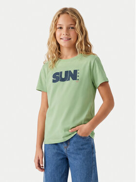 Roxy Roxy T-shirt Orchid Art ERGZT04142 Verde Regular Fit