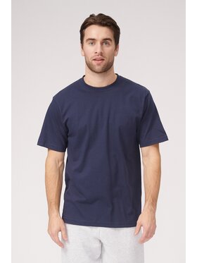 TeeShoppen TeeShoppen T-Shirt 'Oversized Collection' Granatowy Oversize