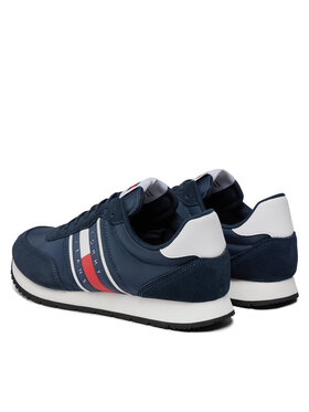 Tommy Jeans Tenisice Tjm Runner Casual Ess EM0EM01351 Tamnoplava