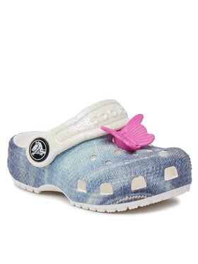 Crocs Natikače Classic Denim Clog T 208302 Bijela