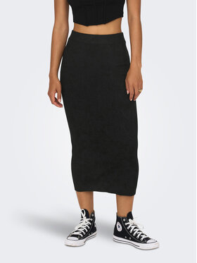 ONLY ONLY Pouzdrová sukně 15294441 Černá Regular Fit