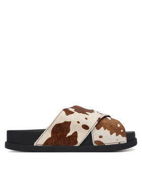 Tommy Jeans Tommy Jeans Παντόφλες Tjw Comfort Slides Calf Hair EN0EN02941 Έγχρωμο