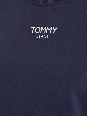 Tommy Jeans Jopa Ess Logo DW0DW16393 Mornarsko Modra Cropped Fit