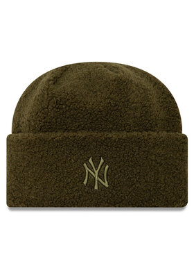 New Era New Era Czapka Borg New York Yankees Cuff Knit Beanie 60580758 Zielony