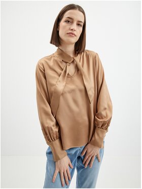 Orsay Orsay Bluzka 600247-758000__42 Brązowy Regular Fit