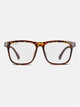 Smooder Smooder Okulary z filtrem blue light Ampere Brązowy