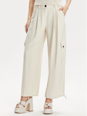 MAX&Co. MAX&Co. Szövet nadrág Corvino 2416131072200 Bézs Wide Leg
