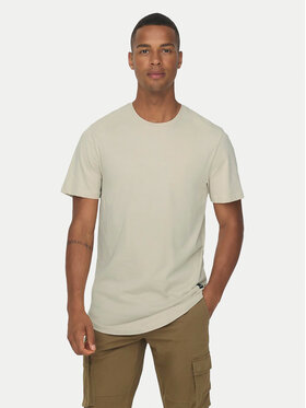 Only & Sons Only & Sons Tricou Matt 22002973 Bej Regular Fit