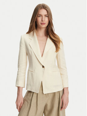 Marella Marella Marynarka Biella 2513041062 Écru Regular Fit