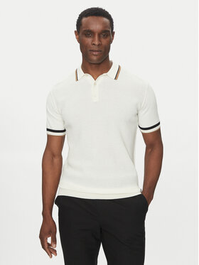KARL LAGERFELD KARL LAGERFELD Pólóing 655017 552307 Fehér Slim Fit