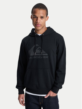 Quiksilver Quiksilver Džemperis ar kapuci Comp Logo EQYFT05053 Melns Regular Fit