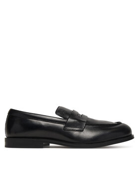 Calvin Klein Calvin Klein Обувки Ess Rubber Penny Loafer Pol Lth HM0HM02025 Черен