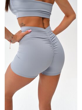 ROUGH RADICAL ROUGH RADICAL Szorty sportowe ZOYA PUSH-UP SHORTS Błękitny Slim Fit