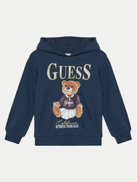 Guess Guess Mikina J5RQ04 KAD74 Světle modrá Regular Fit