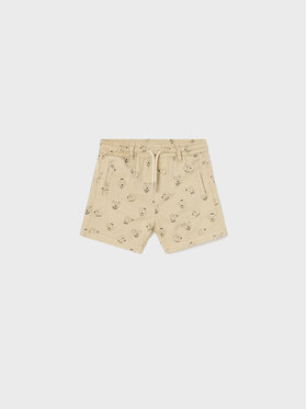 Mayoral Mayoral Pantalon scurți din material 1286 Bej Regular Fit