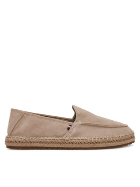 Tommy Hilfiger Tommy Hilfiger Еспадрильї Hilfiger Flex Espa Suede Loafer FM0FM05392 Бежевий