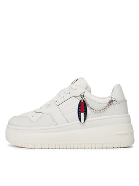 Tommy Jeans Superge Tjw Retro Basket Flatform Charm EN0EN02421 Écru