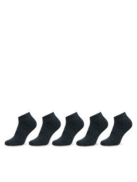 4F 4F Set di 5 paia di calzini corti da bambini 4FJWAW23USOCM235 Grigio