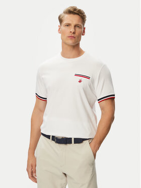 Beverly Hills Polo Club Beverly Hills Polo Club T-särk P-SS26M-TS0112 Valge Regular Fit