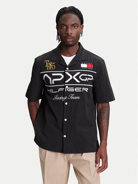 Tommy Hilfiger Tommy Hilfiger Camicia F1 Movie Racing MW0MW41376 Nero Regular Fit