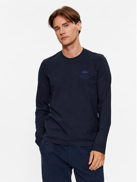 Aeronautica Militare Aeronautica Militare Longsleeve 232TS2185J609 Dunkelblau Regular Fit
