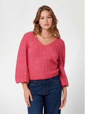 Guess Guess Sweter 169465 Koralowy Classic Fit